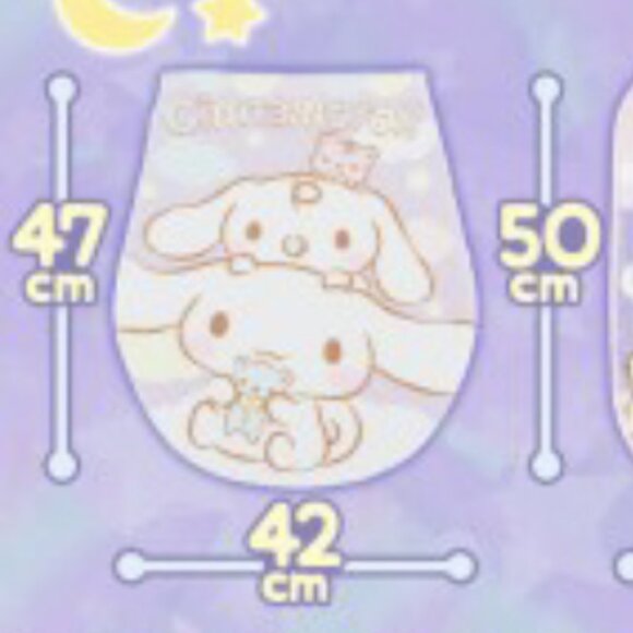 New Sanrio Cinnamoroll Toilet Cover and Mat Set Toreba Exclusive Japan - Picture 2 of 5